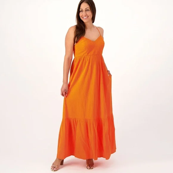 Destination 365 | Dresses | Destination 365 Regular Seersucker Maxi Dress |  Poshmark